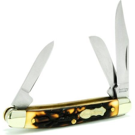 UNCLE HENRY Knife Folding 3 Blade 2-3/4In 807UH